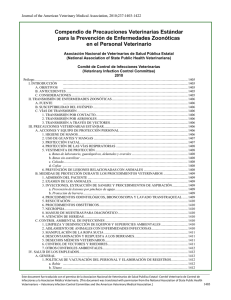 Compendio de Precauciones Veterinarias Estandar 2010