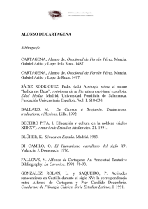 Alonso de Cartagena - Biblioteca SAAVEDRA FAJARDO de