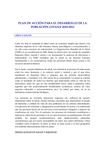 Área de Salud. - Ministerio de Sanidad, Servicios Sociales e Igualdad