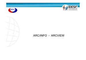 ARC/INFO - ARCVIEW - Gobierno de Santa Fe