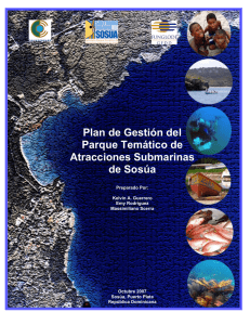 Plan de Manejo del Parque Submarino Bahia de Sosua