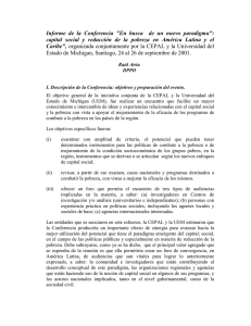 Informe de la Conferencia - Comisión Económica para América