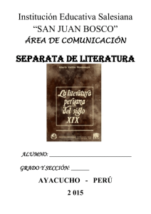 separata literatura peruana siglo xix