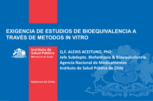 solubility - Instituto de Salud Pública de Chile