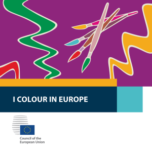 i colour in europe - Council of the European Union