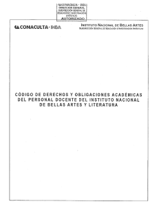 Código de Derechos y Obligaciones Académicas del Personal