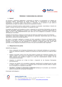 Aquiles Colombia Ltda TÉRMINOS Y CONDICIONES DEL