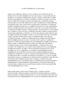 la niña dormida en la escalera habia un cuadro en aquella casa