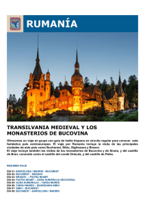 transilvania medieval y los monasterios de bucovina