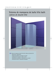 Sistema de mamparas de baño Vite bath