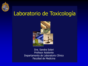 Laboratorio de Toxicología
