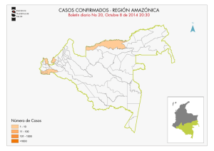 CASOS CONFIRMADOS - REGIÓN AMAZÓNICA