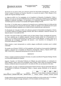 Resolución de 6 de julio de 2016, de la directora general de