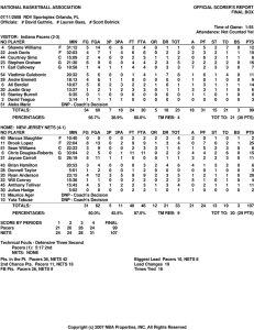 Print Box Score