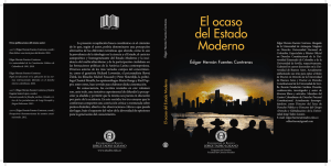 El ocaso del Estado Moderno - Universidad de Bogotá Jorge Tadeo