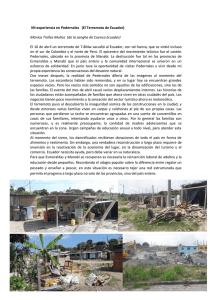 Mi experiencia en Pedernales (El Terremoto de Ecuador) Mónica