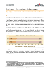 Sindicatos y Asociaciones de Empleados