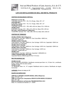 Seal and Metal Products of Latin America, S.A. de C.V.