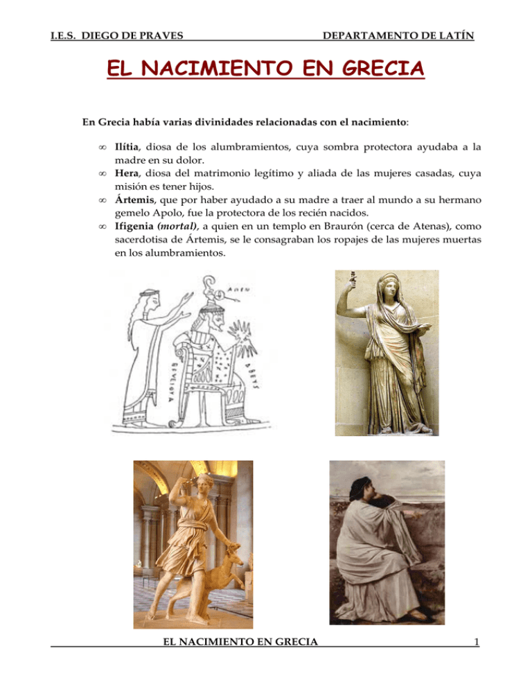 EL NACIMIENTO EN GRECIA
