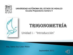 Trigonometria 2 - Universidad Autónoma del Estado de Hidalgo