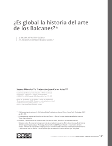 ¿Es global la historia del arte de los Balcanes?