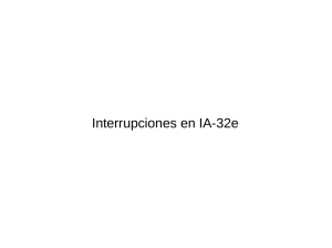 Interrupciones en IA-32e