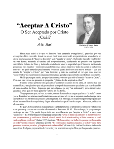 Aceptar A Cristo - Archivo Celestial