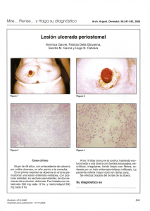 Lesión ulcerada periostomal - Archivos Argentinos de Dermatología