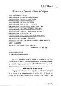 modificación de determinados aspectos de la ley n° 18.161 del 29