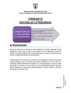 Unidad_II_Escuelas_literarias - Gimnasio Virtual San Francisco Javier