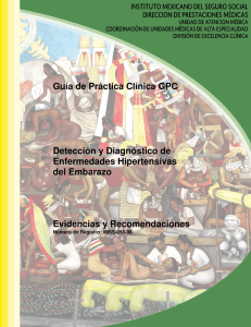 Guía de Práctica Clínica GPC Detección y Diagnóstico