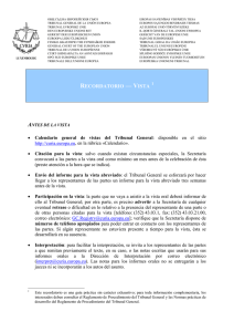 Recordatorio&raquo; Vista - curia