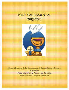 prep. sacramental - Immaculate Conception Catholic Church