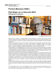 Patrick Modiano - Bibliothèque nationale de France