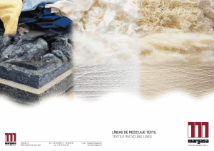 lineas de reciclaje textil textile recycling lines