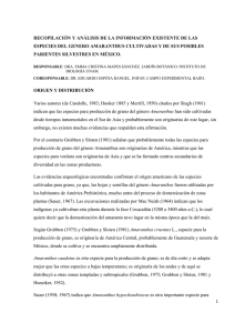 1er. informe - Biodiversidad Mexicana