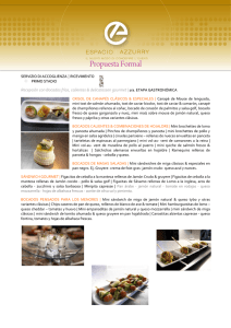 propuesta gastronomica formal azzurry catering
