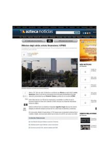 México dejó atrás crisis financiera: KPMG