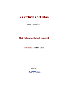 Las virtudes del Islam