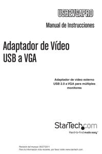 Adaptador de Vídeo USB a VGA