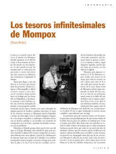 Los tesoros infinitesimales de Mompox