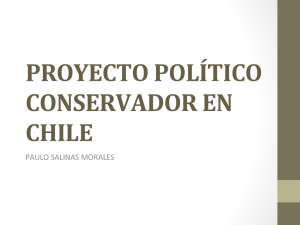 PROYECTO POLÍTICO CONSERVADOR EN CHILE
