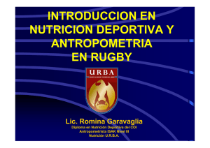 nutrición deportiva aplicada al rugby