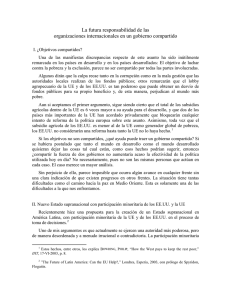 La futura responsabilidad de las organizaciones internacionales en