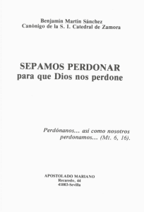Page 1 Benjamín Martín Sánchez Canónigo de la S. I. Catedral de