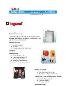Descripción de la marca: Legrand ofrece toda una línea de