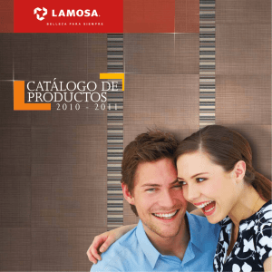 catálogo de productos - LAMOSA Revestimientos