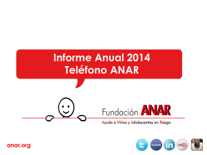 Diapositiva 1 - Fundación ANAR
