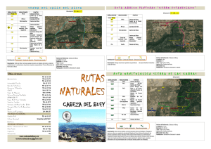 Rutas Naturales - Ayuntamiento de Cabeza del Buey