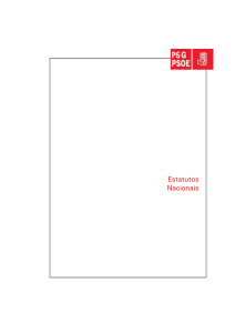 Estatutos Nacionais - PSdeG-PSOE